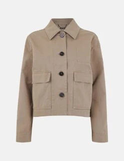 Whistles Pure Cotton Collared Short Jacket -Marksandspencer Sale Store pure cotton collared short jacket 7