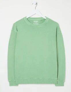 Pure Cotton Crew Neck Jumper -Marksandspencer Sale Store pure cotton crew neck jumper 10
