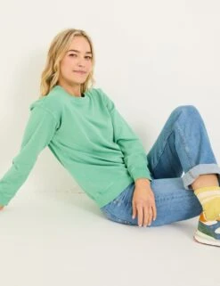 Pure Cotton Crew Neck Jumper -Marksandspencer Sale Store pure cotton crew neck jumper 11