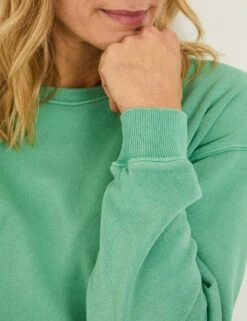 Pure Cotton Crew Neck Jumper -Marksandspencer Sale Store pure cotton crew neck jumper 12