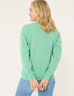 Pure Cotton Crew Neck Jumper -Marksandspencer Sale Store pure cotton crew neck jumper 13