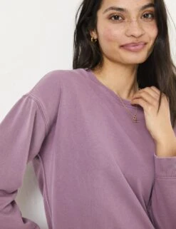 Pure Cotton Crew Neck Jumper -Marksandspencer Sale Store pure cotton crew neck jumper 8