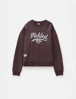 Pure Cotton Crew Neck Slogan Sweatshirt -Marksandspencer Sale Store pure cotton crew neck slogan sweatshirt 6
