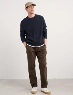 Pure Cotton Crew Neck Textured Jumper -Marksandspencer Sale Store pure cotton crew neck textured jumper 11