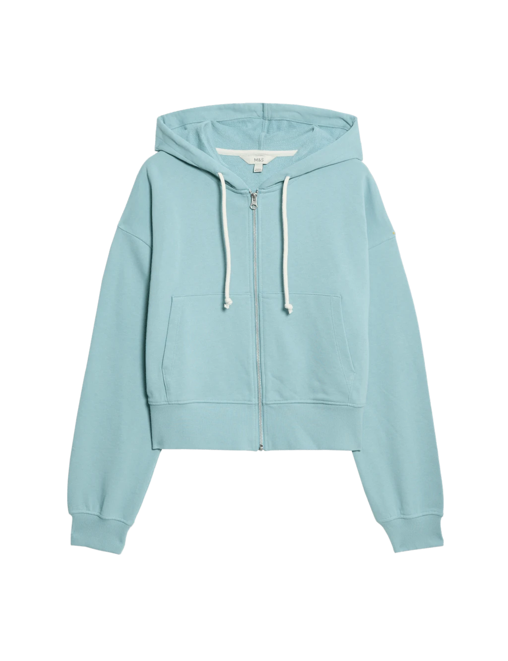 Pure Cotton Cropped Zip Through Hoodie 15 Pure Cotton Cropped Zip Through Hoodie - Image 15