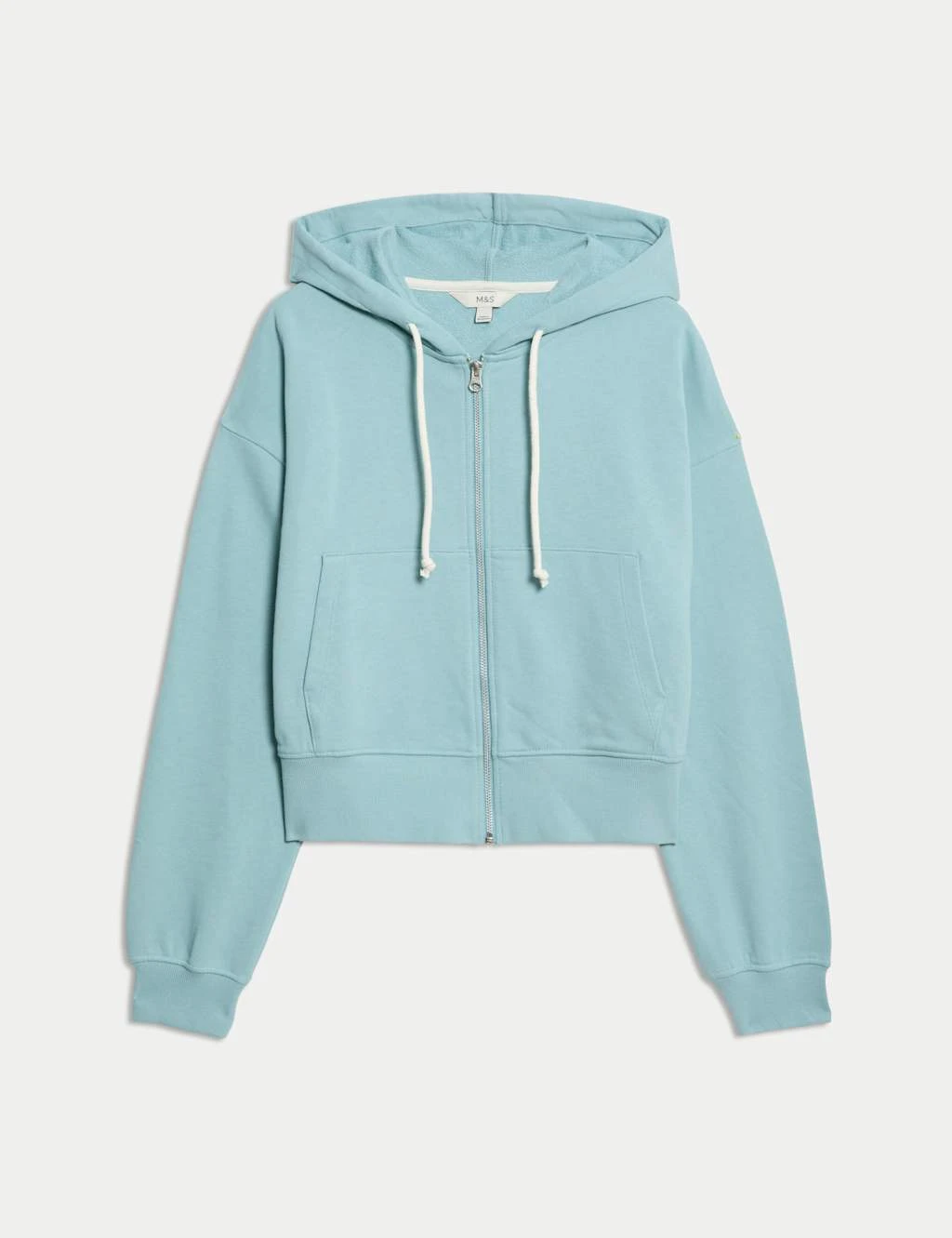 Pure Cotton Cropped Zip Through Hoodie 19 Pure Cotton Cropped Zip Through Hoodie - Image 19