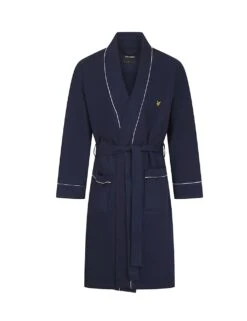 Lyle & Scott Pure Cotton Dressing Gown -Marksandspencer Sale Store pure cotton dressing gown 5