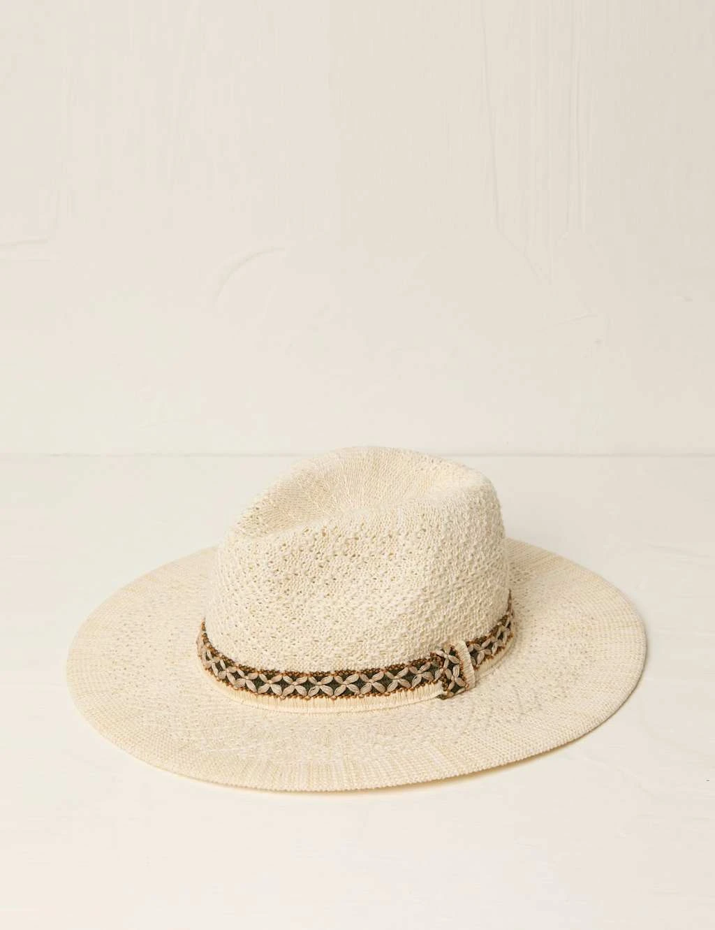 Pure Cotton Embellished Fedora Hat 5 Pure Cotton Embellished Fedora Hat - Image 5