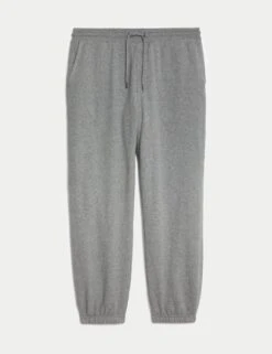 Pure Cotton Fleece Lined Joggers -Marksandspencer Sale Store pure cotton fleece lined joggers 12