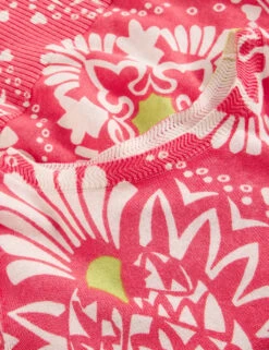 WHITE STUFF Pure Cotton Floral Crew Neck Jumper -Marksandspencer Sale Store pure cotton floral crew neck jumper 8