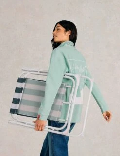 WHITE STUFF Pure Cotton Funnel Neck Half Zip Sweatshirt -Marksandspencer Sale Store pure cotton funnel neck half zip sweatshirt 11