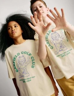 Pure Cotton Garfield™ Golf T-Shirt (6-16 Yrs) 31 Pure Cotton Garfield™ Golf T-Shirt (6-16 Yrs) -Marksandspencer Sale Store pure cotton garfield golf t shirt 6 16 yrs 1 13