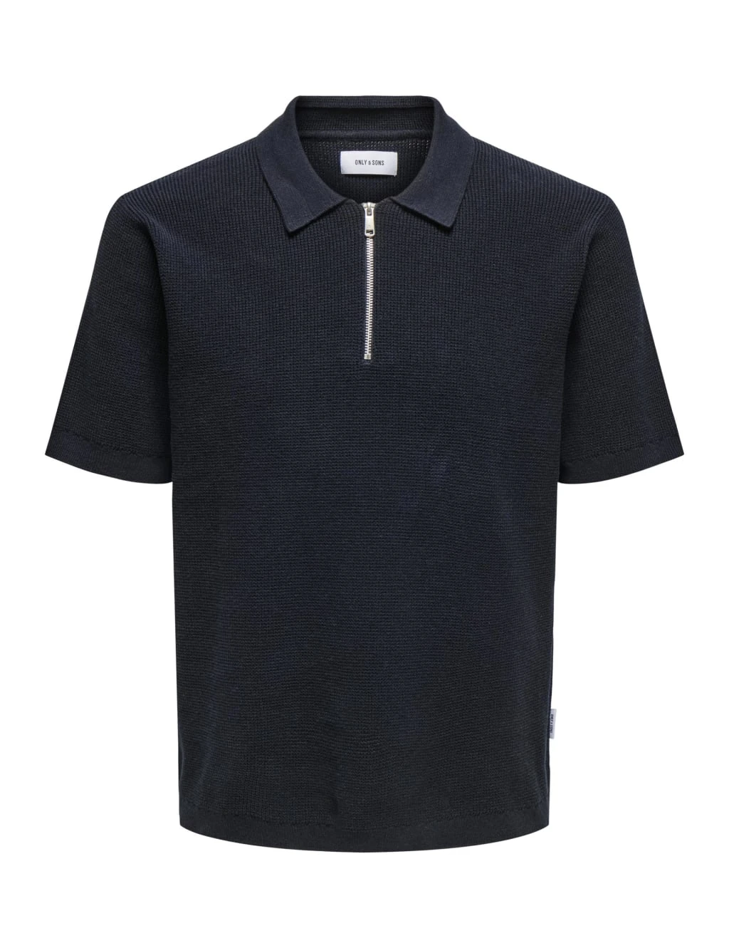 Only & Sons Pure Cotton Half Zip Polo Shirt 2 Only & Sons Pure Cotton Half Zip Polo Shirt - Image 2