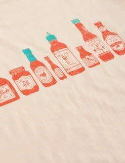 WHITE STUFF Pure Cotton Hot Sauce T-Shirt -Marksandspencer Sale Store pure cotton hot sauce t shirt 7