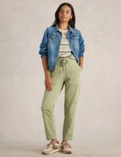 WHITE STUFF Pure Cotton Jersey Joggers -Marksandspencer Sale Store pure cotton jersey joggers 11