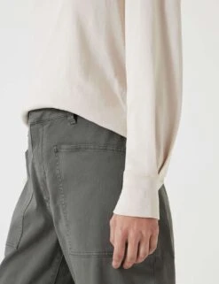 Emily Pure Cotton Puff Sleeve Top -Marksandspencer Sale Store pure cotton jersey puff sleeve sweatshirt 2