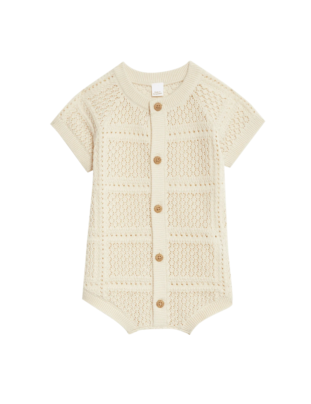 Pure Cotton Knitted Romper (0-3 Yrs) 7 Pure Cotton Knitted Romper (0-3 Yrs) - Image 7
