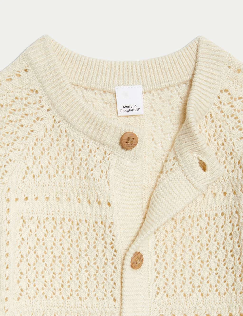 Pure Cotton Knitted Romper (0-3 Yrs) 5 Pure Cotton Knitted Romper (0-3 Yrs) - Image 5