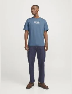 Jack & Jones Pure Cotton Logo Graphic Crew Neck T-Shirt 32 Jack & Jones Pure Cotton Logo Graphic Crew Neck T-Shirt -Marksandspencer Sale Store pure cotton logo graphic crew neck t shirt 10