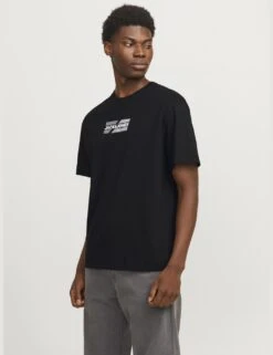 Jack & Jones Pure Cotton Logo Graphic Crew Neck T-Shirt 34 Jack & Jones Pure Cotton Logo Graphic Crew Neck T-Shirt -Marksandspencer Sale Store pure cotton logo graphic crew neck t shirt 12