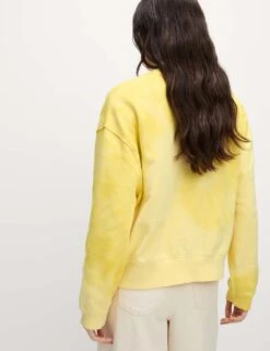 Pure Cotton Ombre Cropped Sweatshirt -Marksandspencer Sale Store pure cotton ombre cropped sweatshirt 12