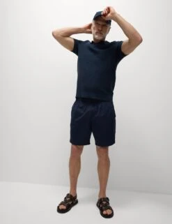 Pure Cotton Open Neck Knitted Polo Shirt -Marksandspencer Sale Store pure cotton open neck knitted polo shirt 9