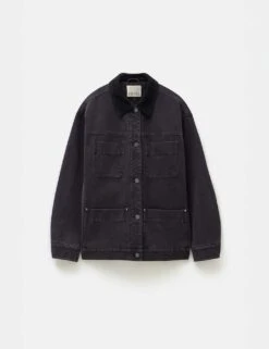 Pure Cotton Oversized Trucker Jacket -Marksandspencer Sale Store pure cotton oversized trucker jacket 10