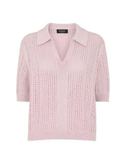 Whistles Pure Cotton Pointelle Collared V-Neck Jumper -Marksandspencer Sale Store pure cotton pointelle collared v neck jumper 7