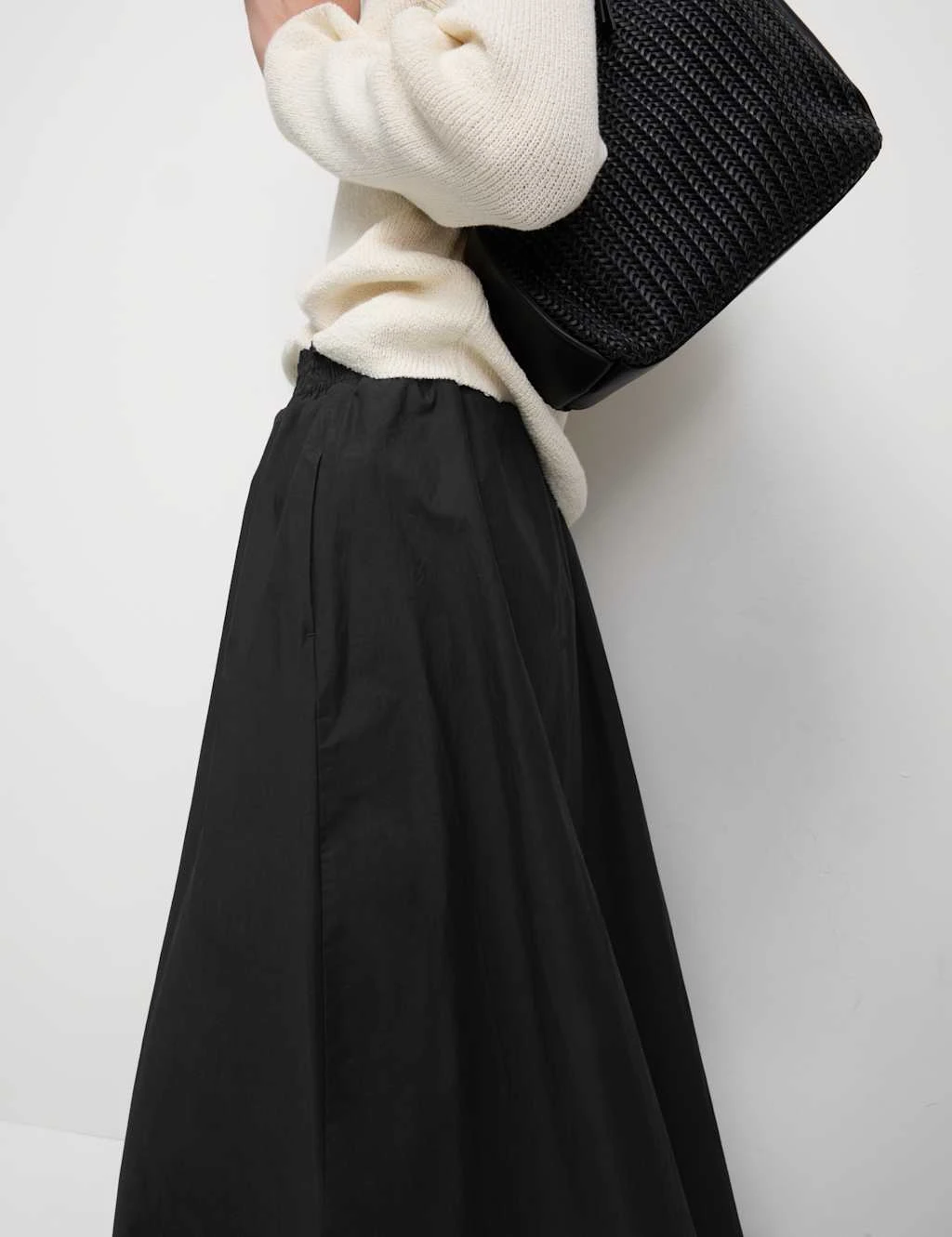 Pure Cotton Poplin A-line Skirt 17 Pure Cotton Poplin A-line Skirt - Image 17