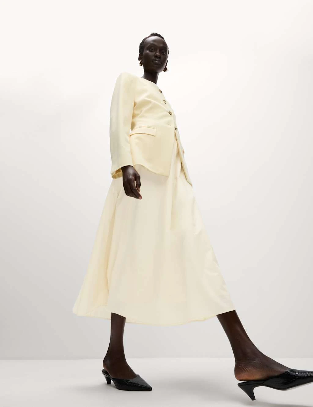 Pure Cotton Poplin A-line Skirt 7 Pure Cotton Poplin A-line Skirt - Image 7