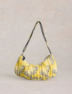 WHITE STUFF Pure Cotton Printed Sling Cross Body Bag -Marksandspencer Sale Store pure cotton printed sling cross body bag 4