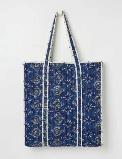 Pure Cotton Quilted Shopper -Marksandspencer Sale Store pure cotton quilted shopper 3