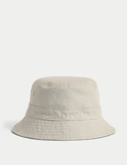 Pure Cotton Reversible Bucket Hat -Marksandspencer Sale Store pure cotton reversible bucket hat 5