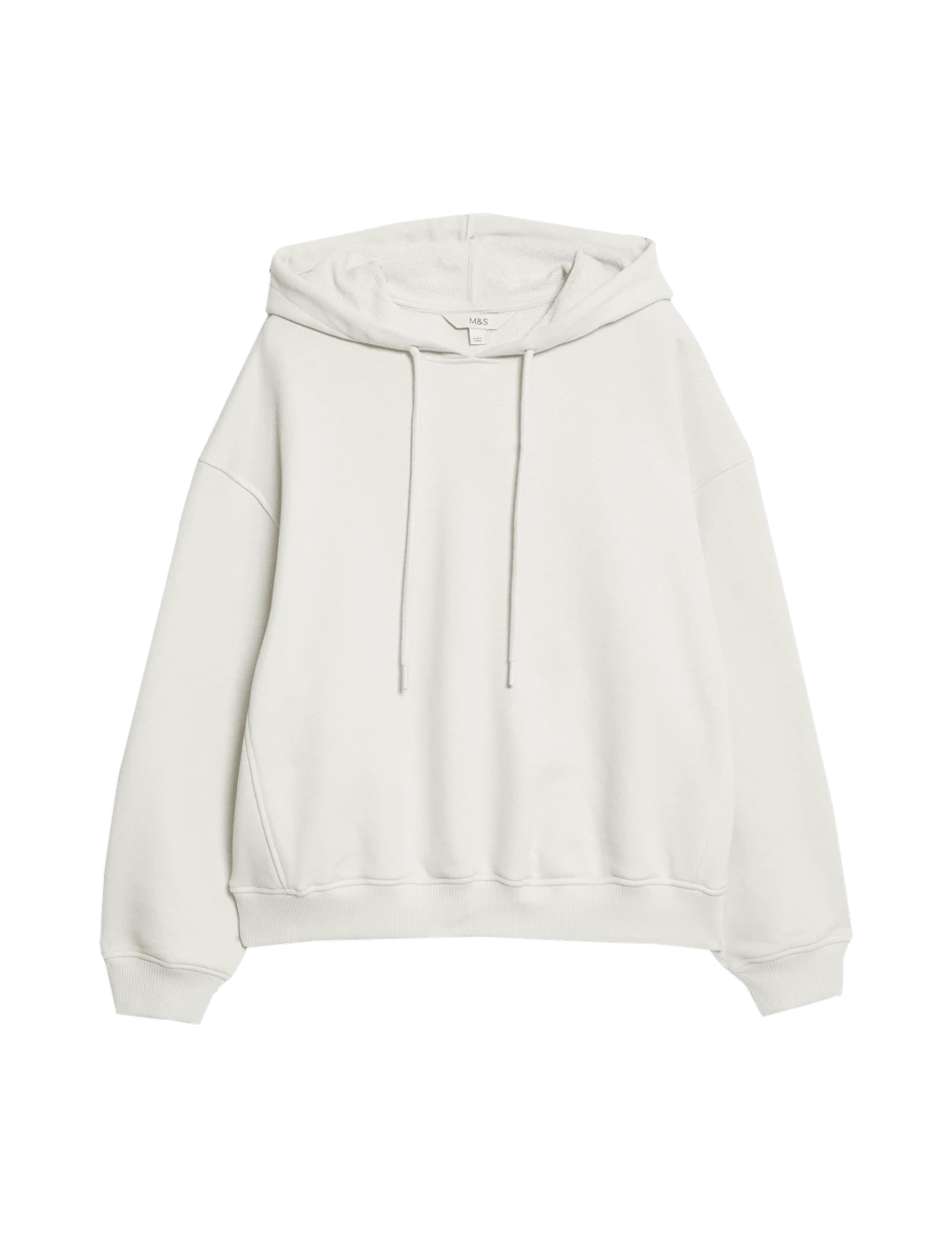 Pure Cotton Ribbed Cropped Hoodie 7 Pure Cotton Ribbed Cropped Hoodie - Image 7