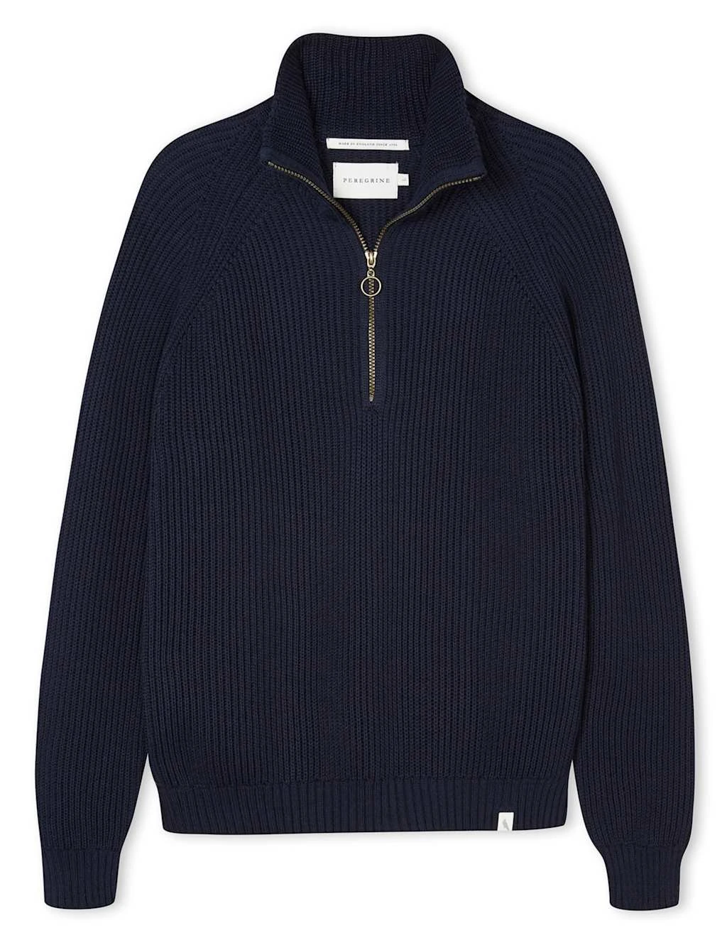 Pure Cotton Ribbed Quarter Zip Jumper 12 Pure Cotton Ribbed Quarter Zip Jumper - Image 12