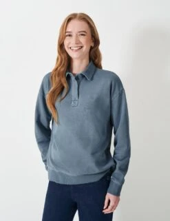 Pure Cotton Rugby Sweatshirt -Marksandspencer Sale Store pure cotton rugby sweatshirt 14