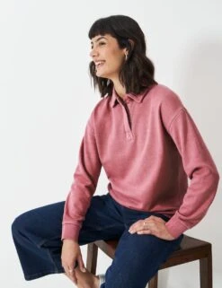 Pure Cotton Rugby Sweatshirt -Marksandspencer Sale Store pure cotton rugby sweatshirt 9