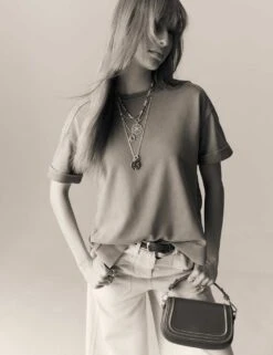 Pure Cotton Short Sleeve Sweatshirt -Marksandspencer Sale Store pure cotton short sleeve sweatshirt 13