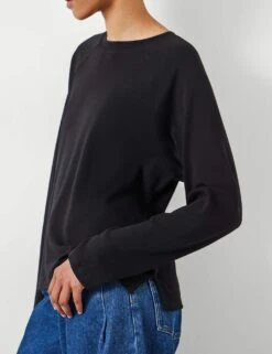 Matilda Pure Cotton Crew Neck Top -Marksandspencer Sale Store pure cotton slash neck top 13