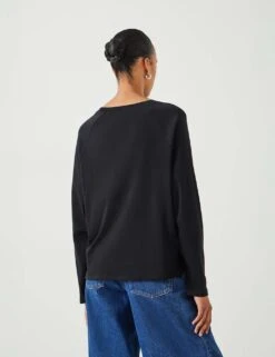 Matilda Pure Cotton Crew Neck Top -Marksandspencer Sale Store pure cotton slash neck top 14