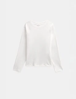Matilda Pure Cotton Crew Neck Top -Marksandspencer Sale Store pure cotton slash neck top 5