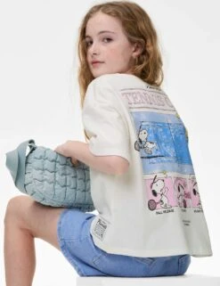 Pure Cotton Snoopy™ T-Shirt (6-16 Yrs) 20 Pure Cotton Snoopy™ T-Shirt (6-16 Yrs) -Marksandspencer Sale Store pure cotton snoopy t shirt 6 16 yrs 1 7