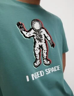 Pure Cotton Spaceman Graphic Pyjama Top -Marksandspencer Sale Store pure cotton spaceman graphic pyjama top 5