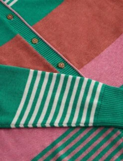 WHITE STUFF Pure Cotton Striped Cardigan -Marksandspencer Sale Store pure cotton striped cardigan 9