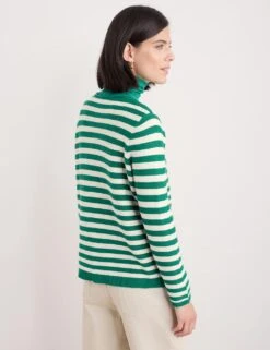 Pure Cotton Striped Crew Neck Jumper -Marksandspencer Sale Store pure cotton striped crew neck jumper 4