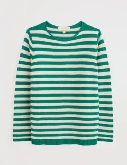 Pure Cotton Striped Crew Neck Jumper -Marksandspencer Sale Store pure cotton striped crew neck jumper 6