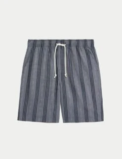 Pure Cotton Striped Loungewear Shorts -Marksandspencer Sale Store pure cotton striped loungewear shorts 5