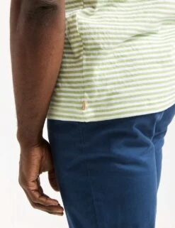 Scotch & Soda Pure Cotton Striped Pocket Logo T-Shirt -Marksandspencer Sale Store pure cotton striped pocket logo t shirt 10