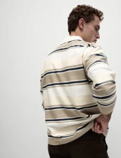 Pure Cotton Striped Rugby Shirt -Marksandspencer Sale Store pure cotton striped rugby shirt 6