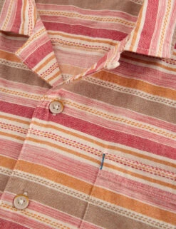 WHITE STUFF Pure Cotton Striped Short Sleeve Shirt -Marksandspencer Sale Store pure cotton striped short sleeve shirt 6